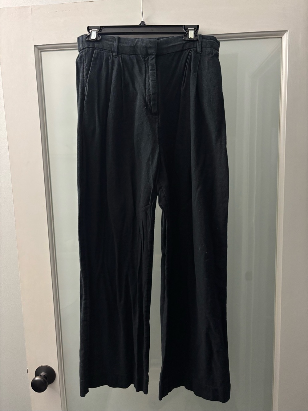 Abercrombie & Fitch Black Linen Trousers - Picture 3 of 7